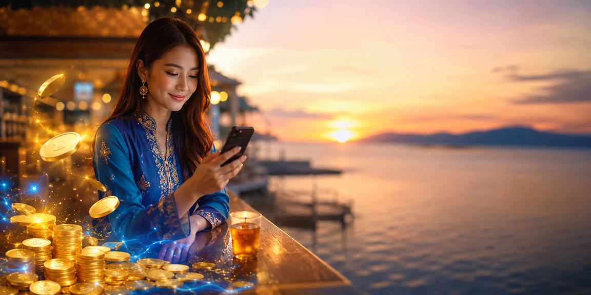 Pengguna Kota Kinabalu berpakaian tradisional menggunakan aplikasi kasino mudah alih 4dcheck secara bertanggungjawab